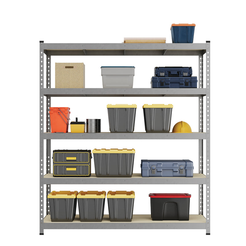 RB Boss 5 Shelf Unit - Galvanised - 180 x 160 x 60cm