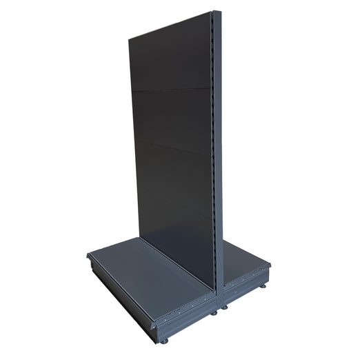 K50 Starter Gondola Bay - Dark Grey - 1.8m high, plain back, 47cm deep base