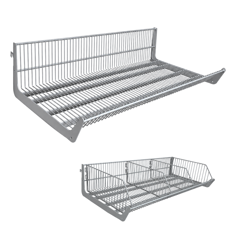 K50 Wire Basket Shelf | 1000 470 | Silver RAL9006