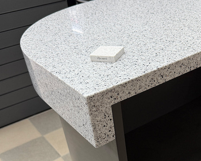 Durasein counter-top example — finish shown for illustration