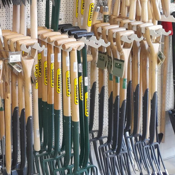 Spade & Fork Holder for Perforated Panels