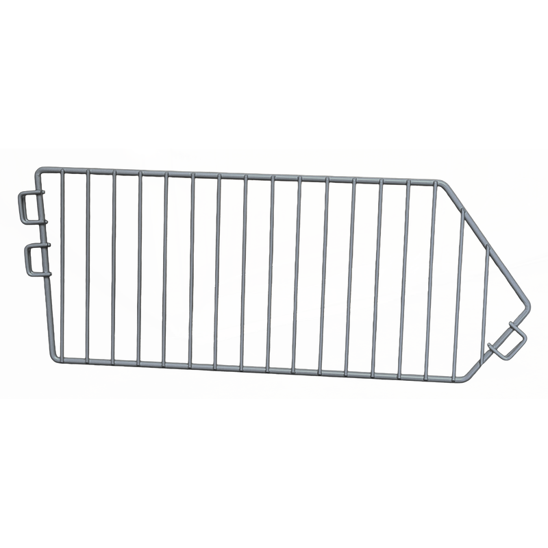 Divider for Wire Basket Shelf | 470 | Silver RAL9006