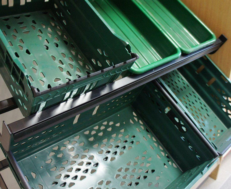 Produce Shelf 60cm deep x 1.25m wide, for baskets