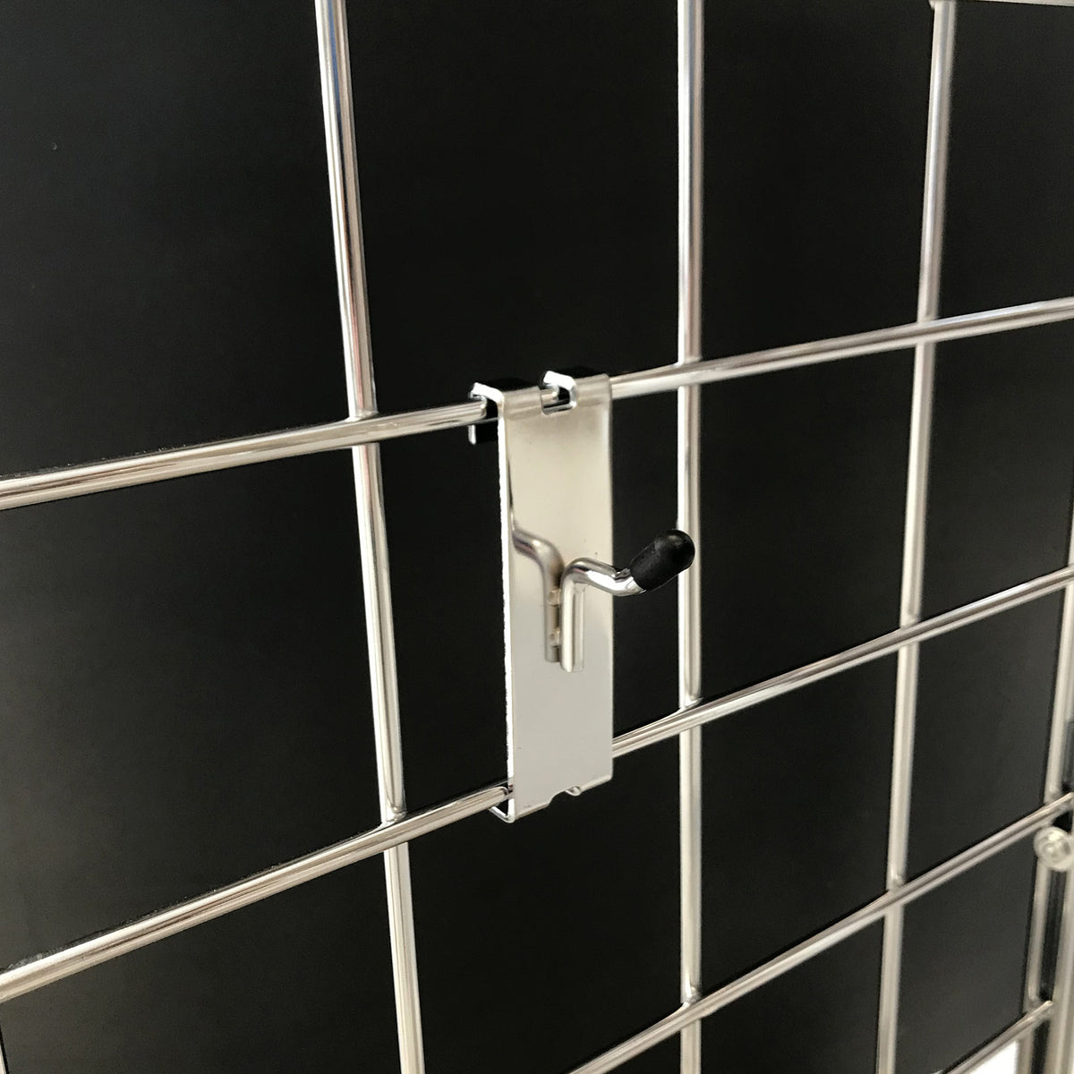 Single Prong Hook for Grid Panel - 45 deg end - 2.5cm long
