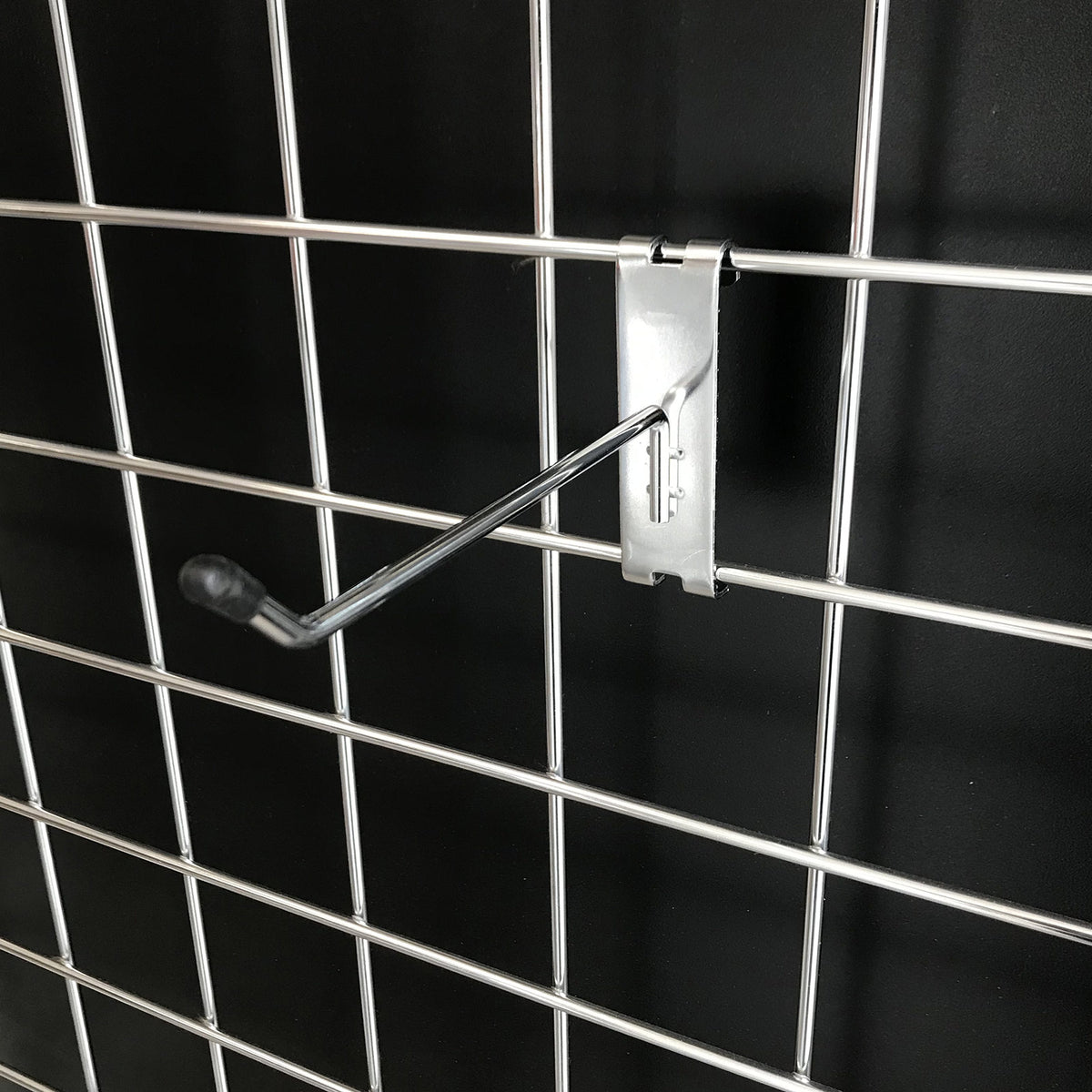 Single Prong Hook for Grid Panel - 45 deg end - 15cm long