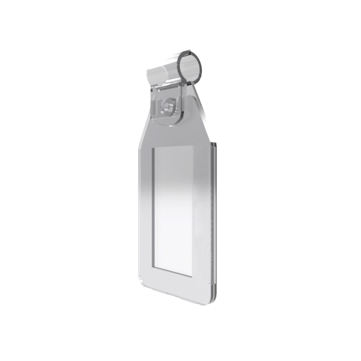 ecoPlastic Swing Tag Holder for Euro Hooks SNAP SHUT - 25 x 38mm