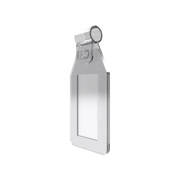 ecoPlastic Swing Tag Holder for Euro Hooks SNAP SHUT - 25 x 38mm