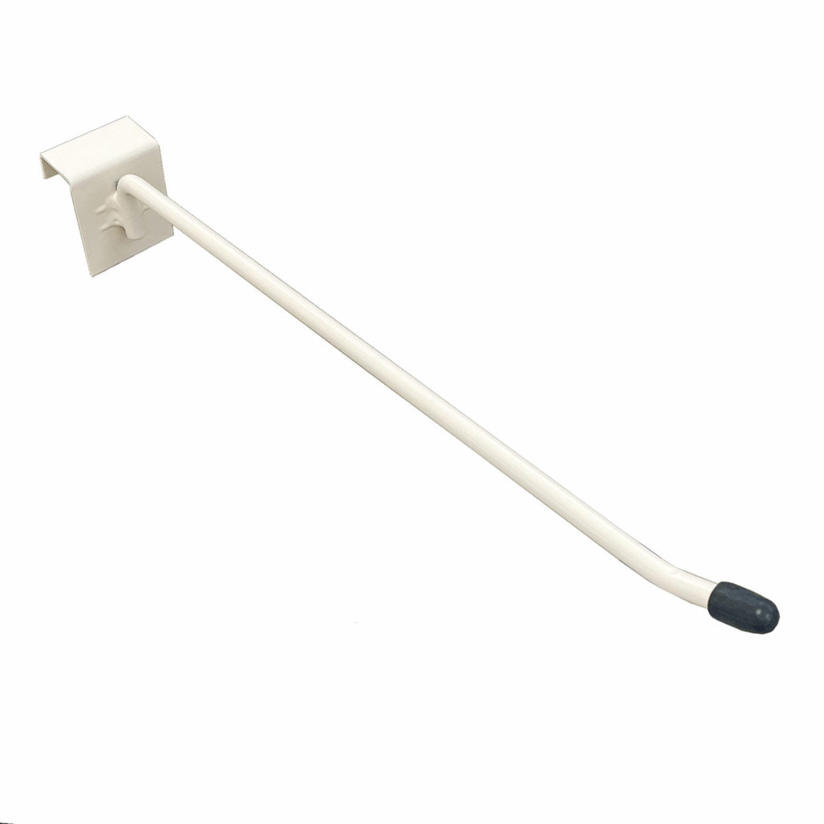 Standard Duty Single Prong Saddle Hook for 50 x 20 RSB, 25cm - Jura White