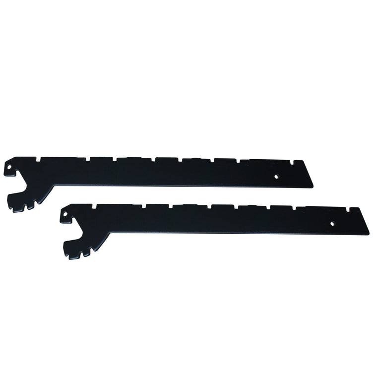 Black shelf bracket