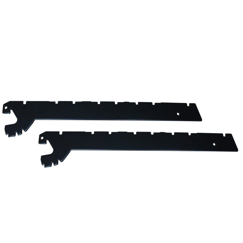 Black shelf bracket