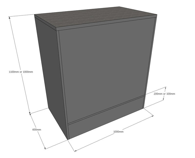 Plain Infill for Impulse Counter - 1.0m