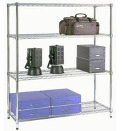5ft x 2ft chrome shelving unit