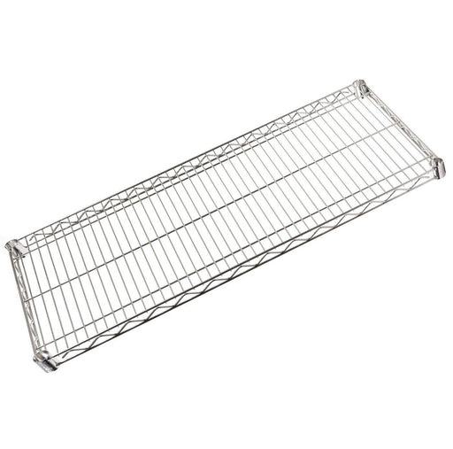 chrome wire shelf - 91.5 x 46cm