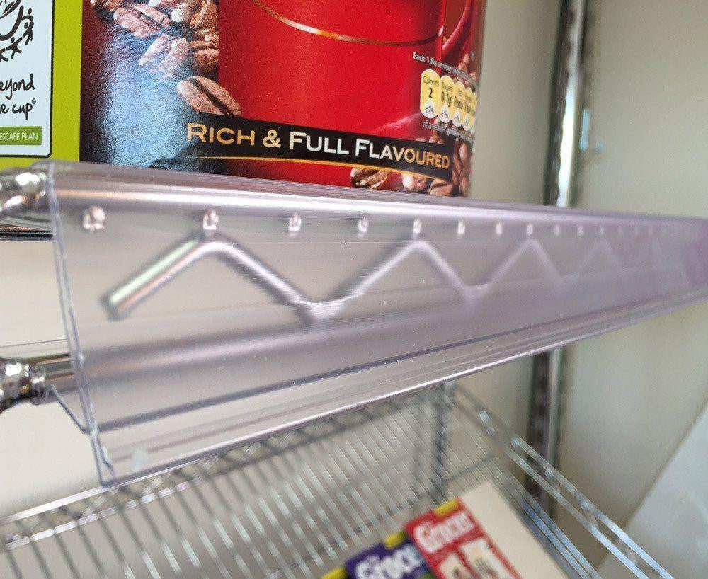 EPOS Price Strip for Chrome Wire Shelving - to suit 91.5cm shelves