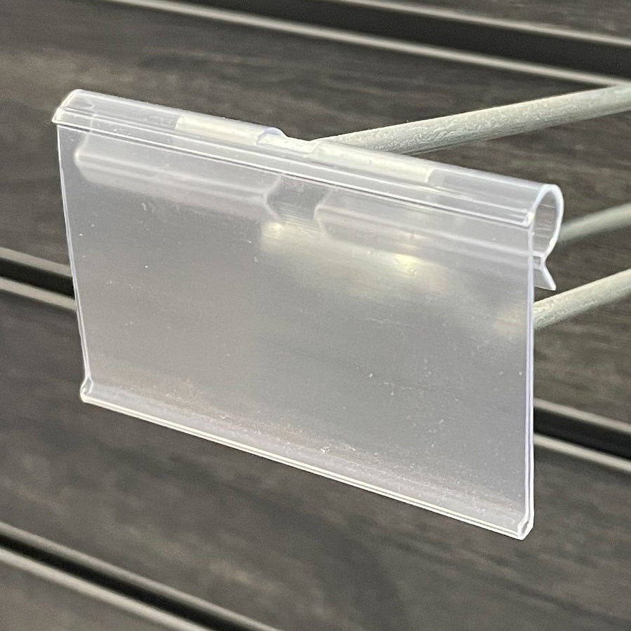 75mm wide price ticket holder for hooks