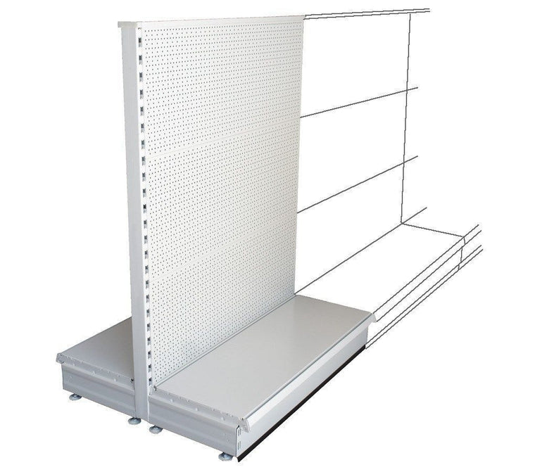K50 Add-on Gondola Bay - 1.3m high, all peg back, 37cm deep base