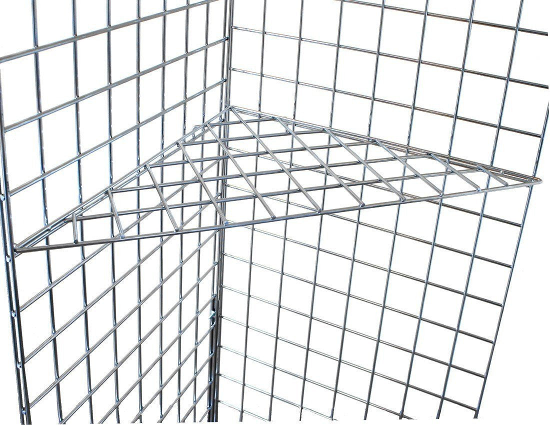 triangle / corner shelf for grid panels