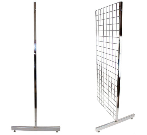 heavy duty T leg for grid panels