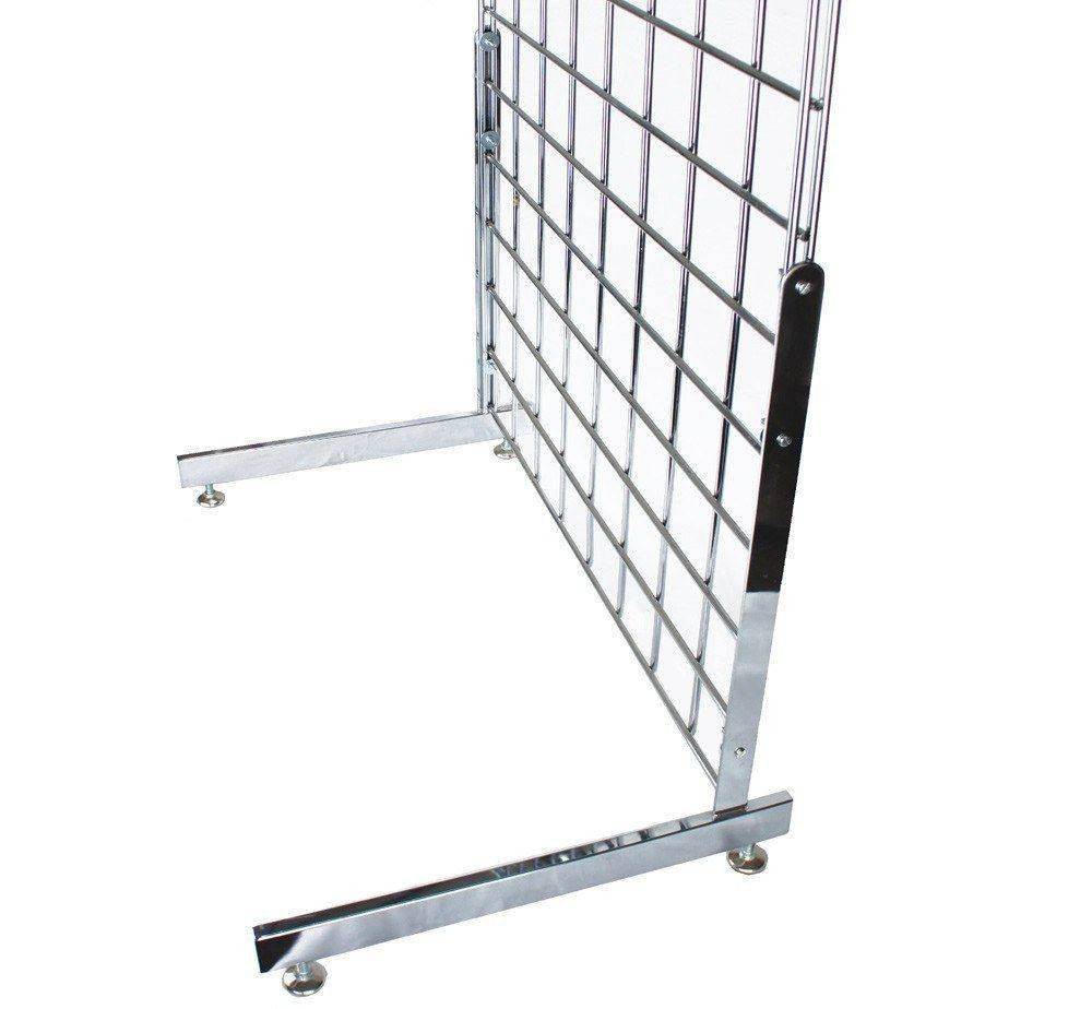 Light duty L leg for grid panel