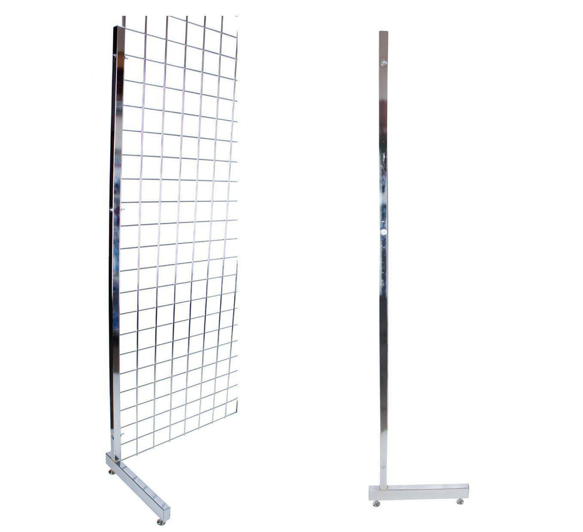 Heavy duty L leg for grid panels