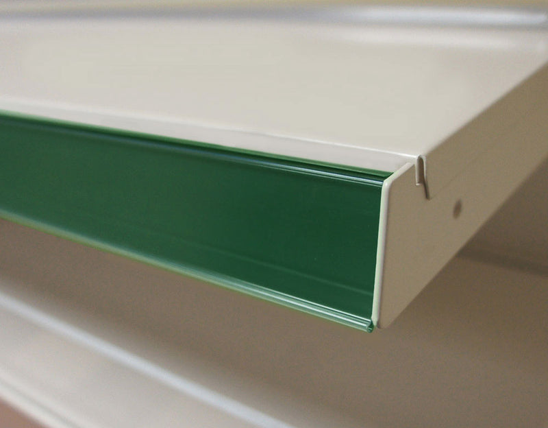 Green Price / Data Strip for 800mm long shelves