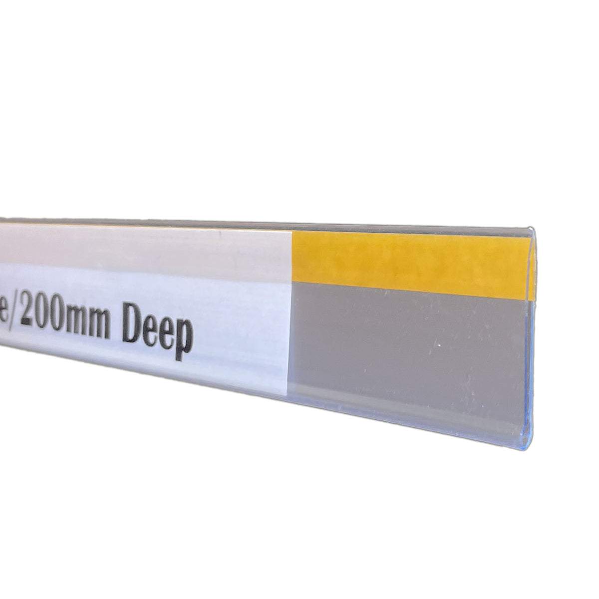 Self-adhesive POS Shelf Edge Strip, 124cm, Clear