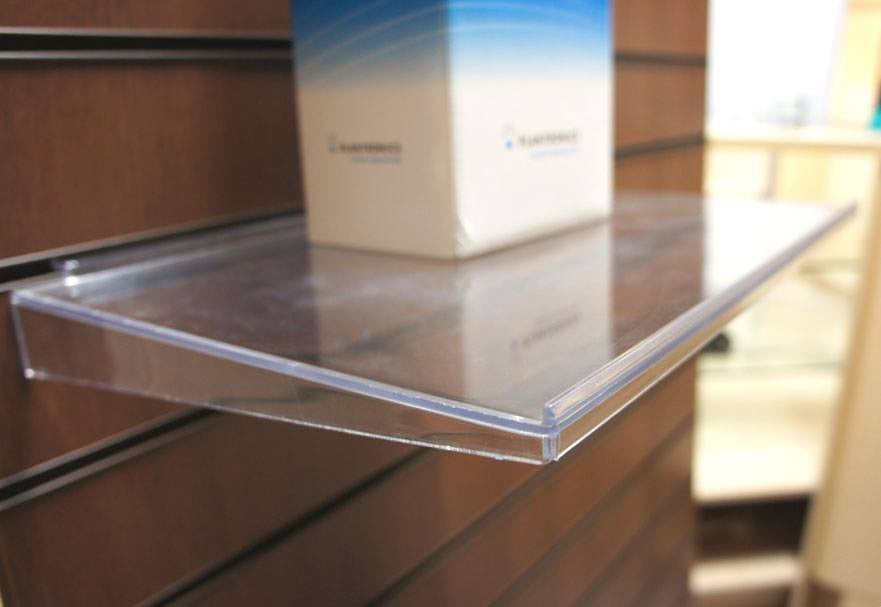 Right Angle Shelf for Slatwall - 40 x 28cm