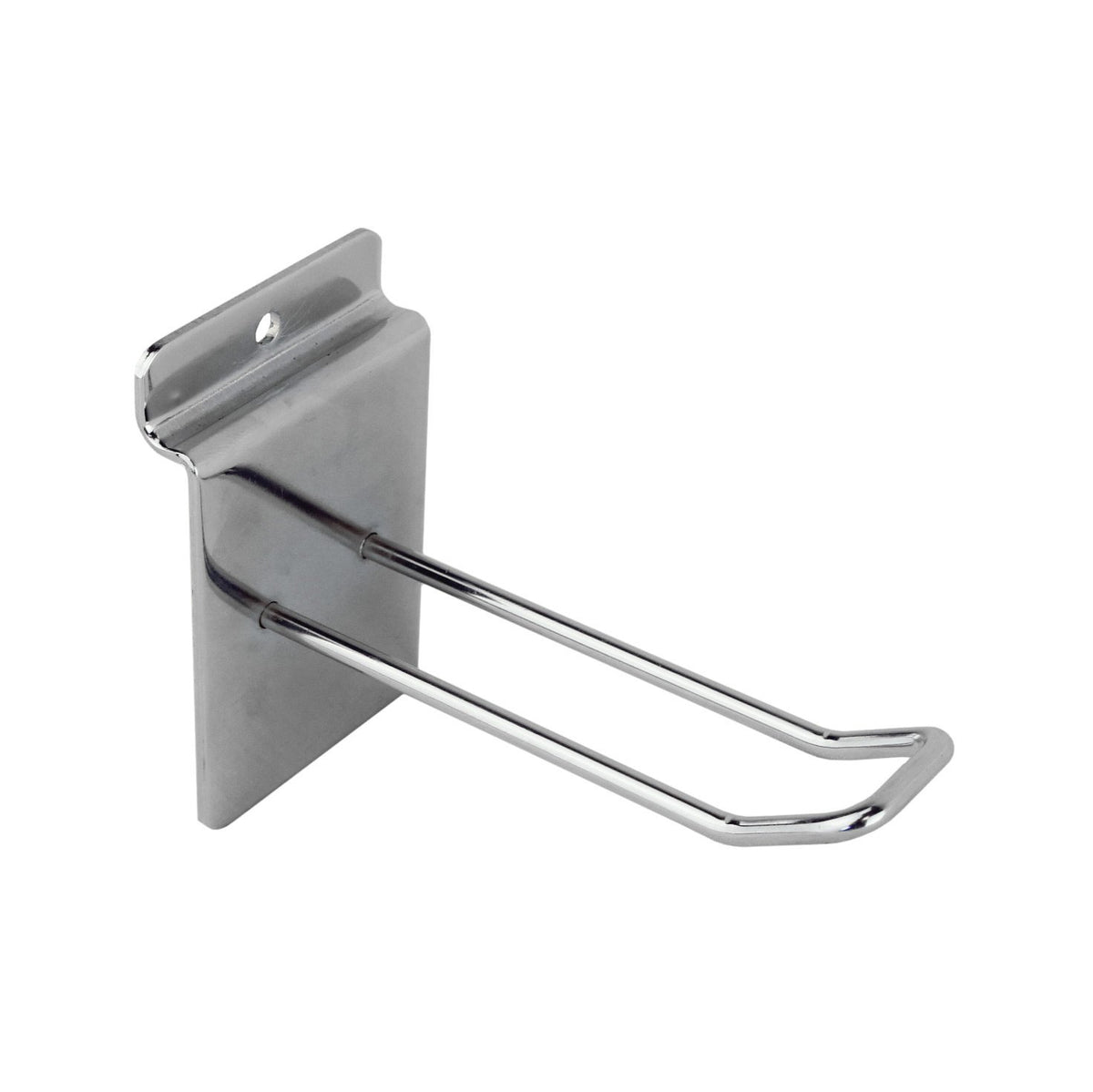 Euro Loop Slatwall Hooks – Chrome – 10cm | KAS — KAS Shelving Systems