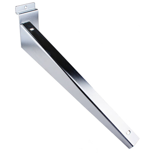 sloping slatwall shelf bracket 30cm long
