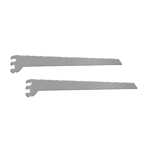 K50 Shelf brackets - 3 hook - Silver
