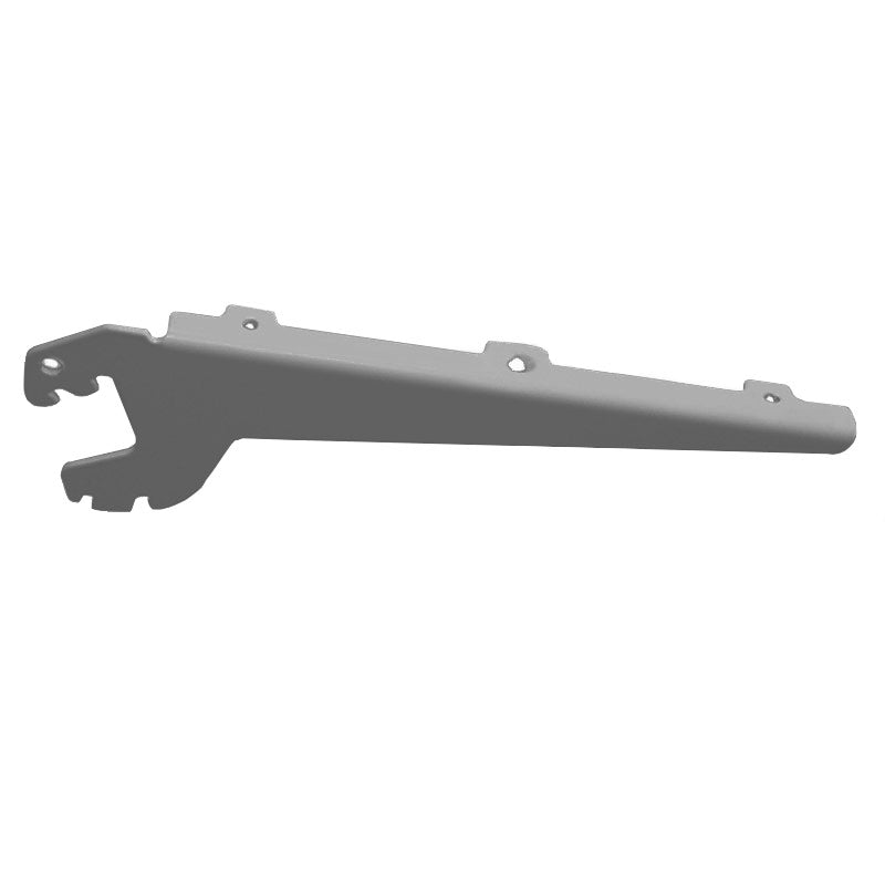 K50 Bracket (pair) for Wood or Glass, Silver Grey - 27cm to 47cm