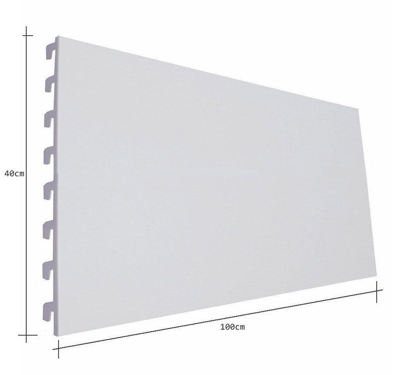 K50 Back Panels, Plain, Jura White - 100cm wide