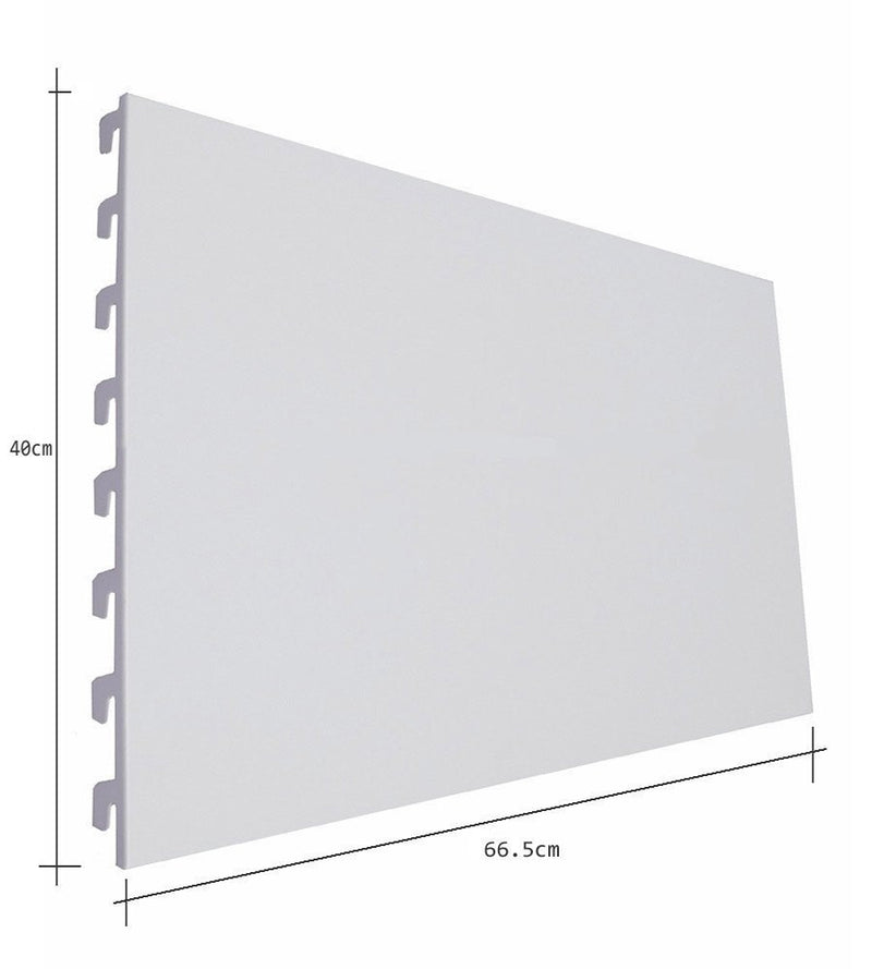 K50 Back Panels, Plain, Jura White - 66.5cm wide