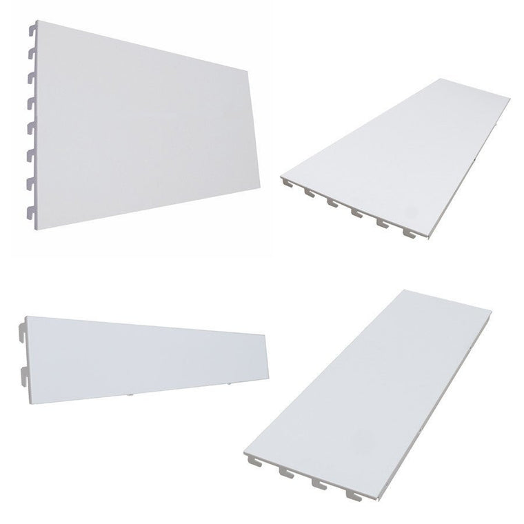 K50 Back Panels, Plain, Jura White - 100cm wide