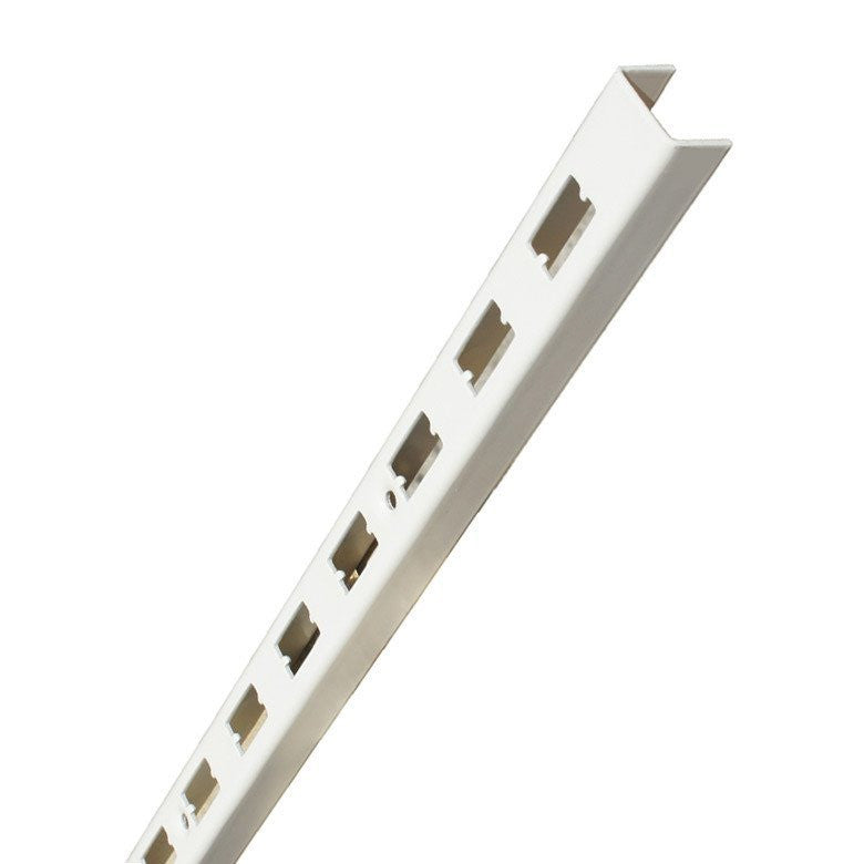 K50 Wall-fixed Column - 2.4m long - 30 x 23mm - Jura White