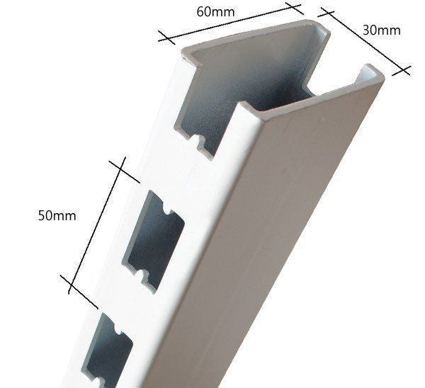 K50 Rectangular Column 60 x 30, Jura White